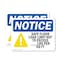 Signmission Safe Floor Load Limit Not To Exceed Custom, 5 in W x Rectangle, Vinyl Decal OS-2PACK-NS-D-35-L-16504 - alternate 1